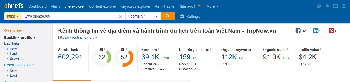 Project Foody – Tripnow